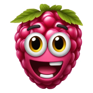 Raspberry with rizz sticker