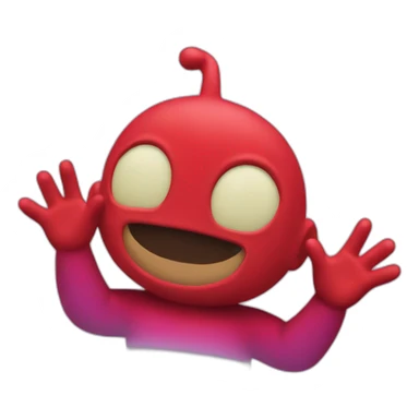 The teletubbies red sticker