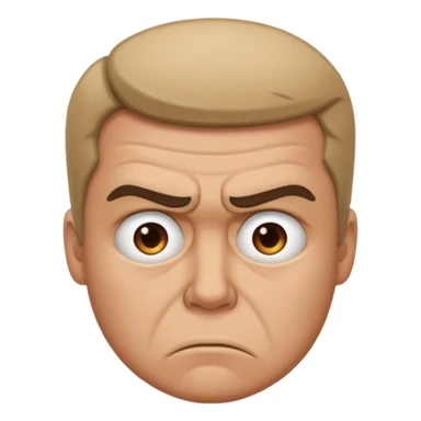 Swearing face sticker