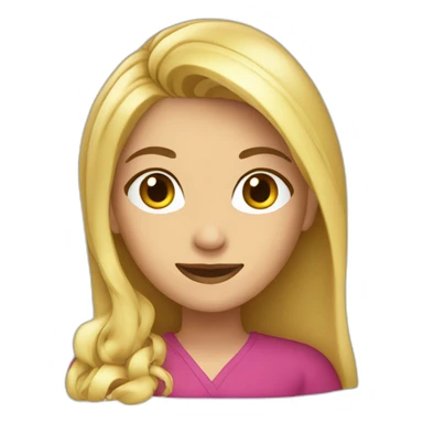 Cocinera rubia sticker