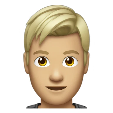 Avicii with Inoxtag haircut  sticker