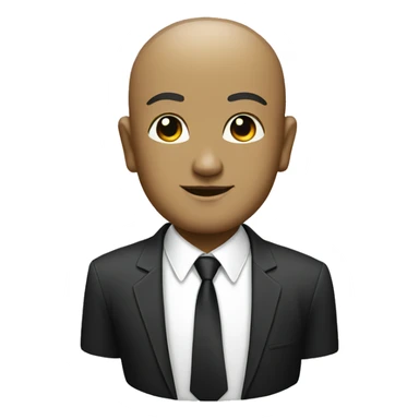 buddha wearing a white shirt and black tie sticker