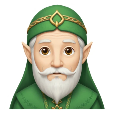 old elf men sticker