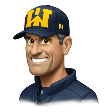 Jim harbaugh  sticker
