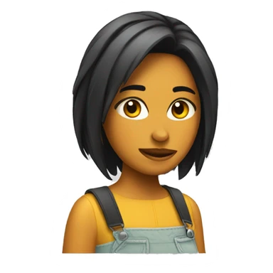 chica rezado sticker