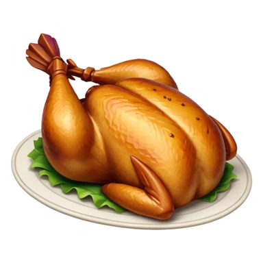 Rotisserie chicken sticker