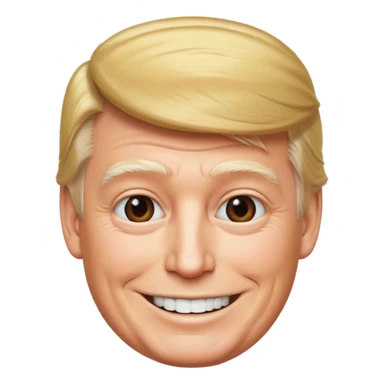trump head sticker