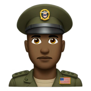 US MARINE serious face sticker