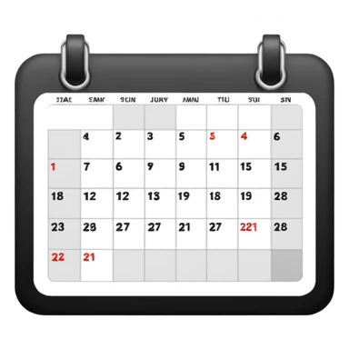 calendario de semanas sticker