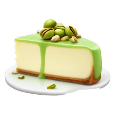 cheesecake with pistachio  sticker