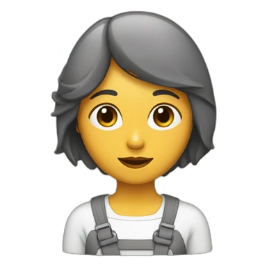 Une femme sur le dos d’un chien sticker