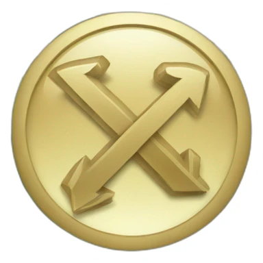 money sign with a arrow sticker