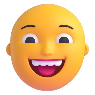 happy joyful face sticker