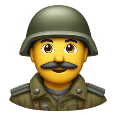 petit mouchtachu allemand qui a commencer la 2eme guerre mondial sticker