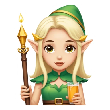Girl with elf bar sticker