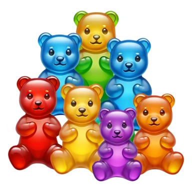 Gummy bears  sticker