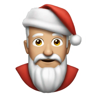jeff bezos as santa claus sticker