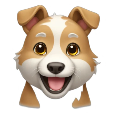 happy animal sticker