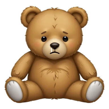 Hungover teddy bear  sticker