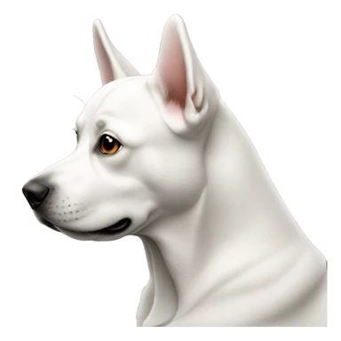 Perro blanco  sticker