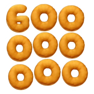 A bunch of chicken nuggets doing six seven sticker