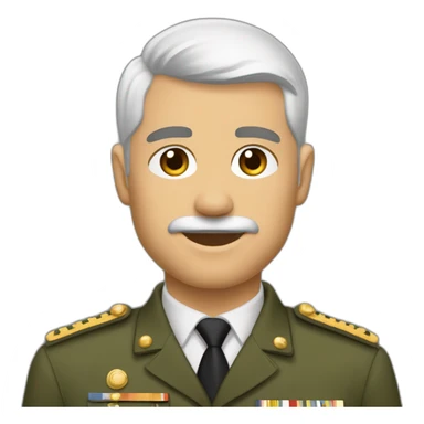 mec-aux-cheveux militaire -bruns-courts-barbes courte sticker