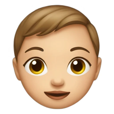 baby with mom sticker