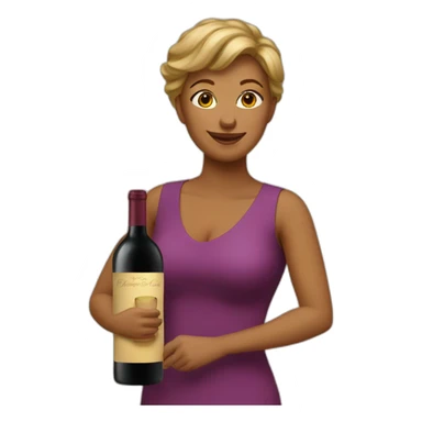 Wine mom sticker