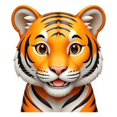 LSU tiger friendly pose sticker