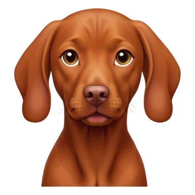 A vizsla dog sticker