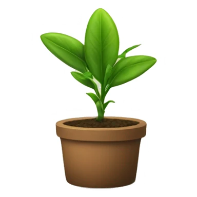Plant grows in pillie  sticker