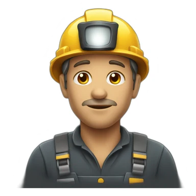 Coal miner sticker