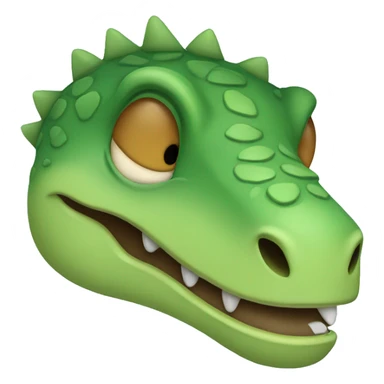 Sleeping dinosaur sticker