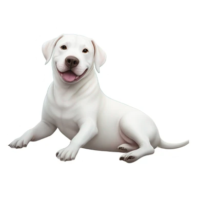 One beluga whale next to one white pitbull sticker