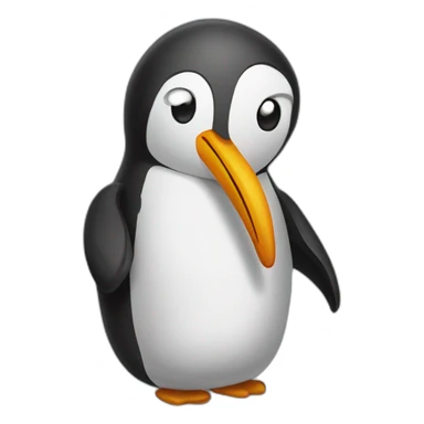 Pingouin-fume sticker