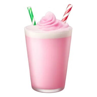 pastel pink christmas christmas drink sticker