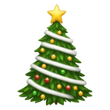 Christmas tree sticker