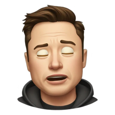 elon musk crying sticker