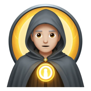 Portal opening behind, cloak pulled toward it sticker