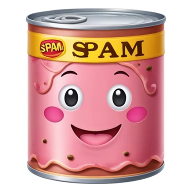 SPAM MEAT HAPPY EMOJI sticker