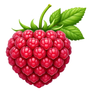 a red rasberry sticker