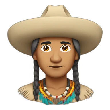 navajo cheif sticker