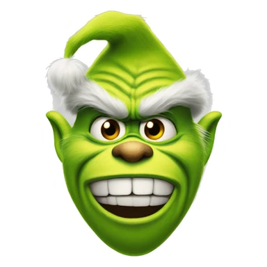 Grinch like in the movie sticker