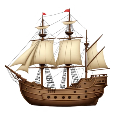 war ship 19 century sticker