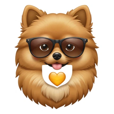 Pomeranian going on holiday sticker