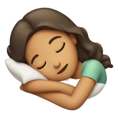 girl sleeping  sticker
