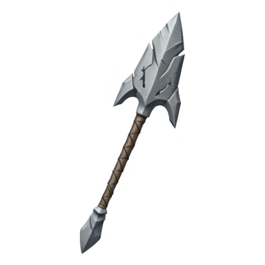 earth elemental spear sticker