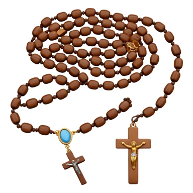 rosary beads sticker