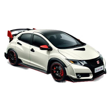 Honda civic type r  sticker