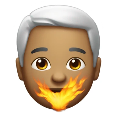 Balança com fogo sticker